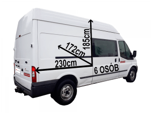 Ford Transit Brygadówka 6 osób hak 2t