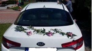 KIA Optima samochód do ślubu tył