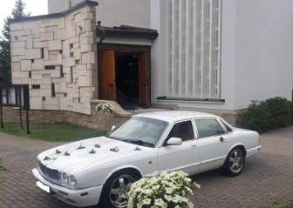 Samochód do ślubu - Jaguar XJ6 bok